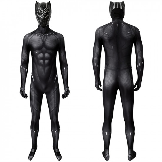 Black Panther T'Challa 3D Jumpsuit Black Panther T'Challa 3D Jumpsuit