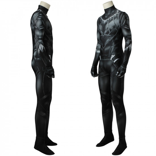 Black Panther T'Challa 3D Print Jumpsuit Black Panther T'Challa 3D Print Jumpsuit