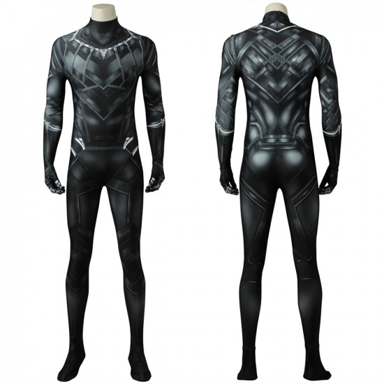 Black Panther T'Challa 3D Print Jumpsuit Black Panther T'Challa 3D Print Jumpsuit