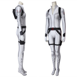 Black Widow Natasha Romanoff White 3D Jumpsuit Black Widow Natasha Romanoff White 3D Jumpsuit
