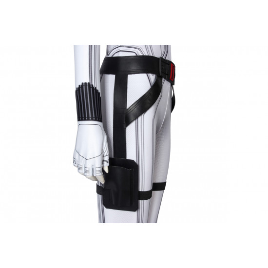 Black Widow Natasha Romanoff White 3D Jumpsuit Black Widow Natasha Romanoff White 3D Jumpsuit