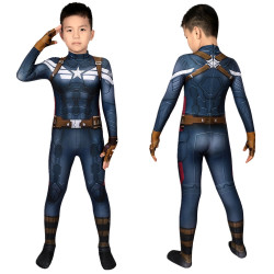 Captain America 2: The Winter Soldier Steve Rogers Kids 3D Jumpsuit