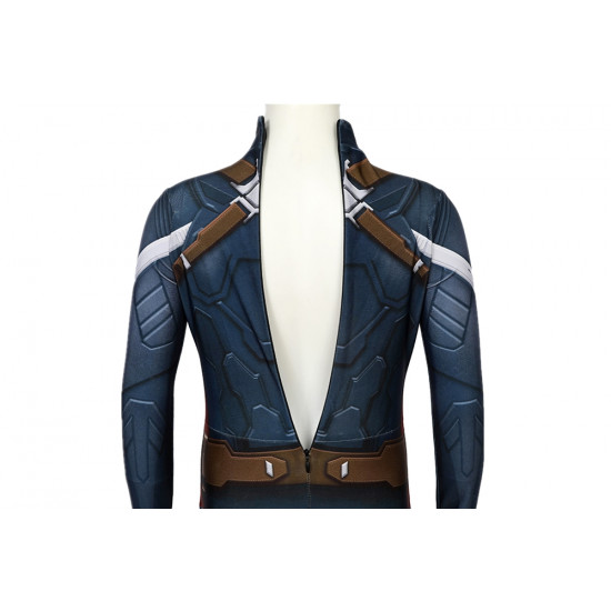 Captain America 2: The Winter Soldier Steve Rogers Kids 3D Jumpsuit Captain America 2: The Winter Soldier Steve Rogers Kids 3D Jumpsuit