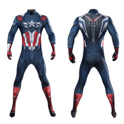 Captain America 4 Sam Wilson Cosplay Jumpsuit