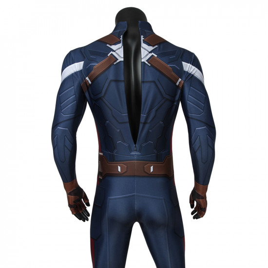 Captain America: The Winter Soldier Steve Rogers 3D Jumpsuit Captain America: The Winter Soldier Steve Rogers 3D Jumpsuit