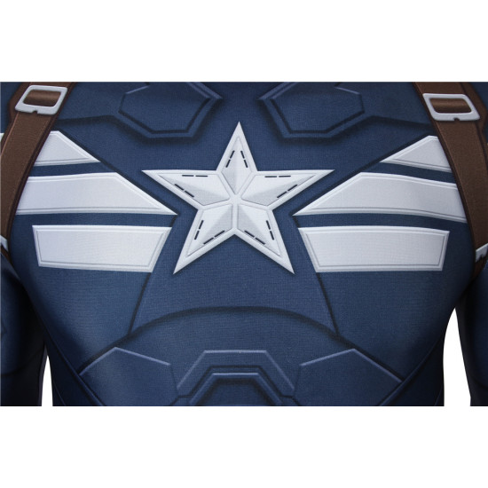 Captain America: The Winter Soldier Steve Rogers 3D Jumpsuit Captain America: The Winter Soldier Steve Rogers 3D Jumpsuit