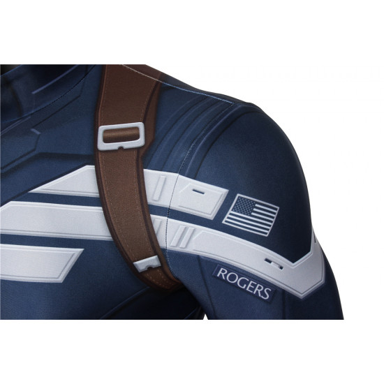 Captain America: The Winter Soldier Steve Rogers 3D Jumpsuit Captain America: The Winter Soldier Steve Rogers 3D Jumpsuit