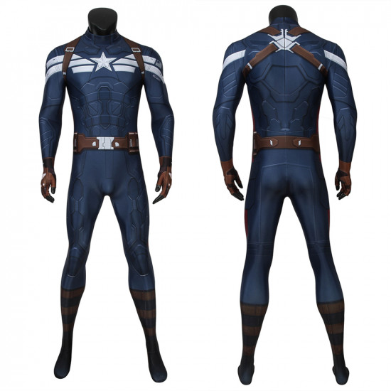 Captain America: The Winter Soldier Steve Rogers 3D Jumpsuit Captain America: The Winter Soldier Steve Rogers 3D Jumpsuit
