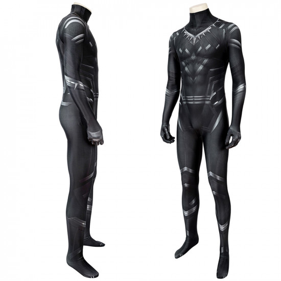 Civil War Black Panther T'Challa 3D Jumpsuit Civil War Black Panther T'Challa 3D Jumpsuit