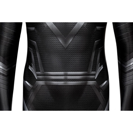 Civil War T'Challa Black Panther Kids 3D Jumpsuit Civil War T'Challa Black Panther Kids 3D Jumpsuit