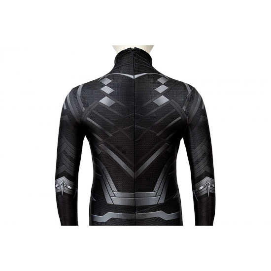 Civil War T'Challa Black Panther Kids 3D Jumpsuit Civil War T'Challa Black Panther Kids 3D Jumpsuit