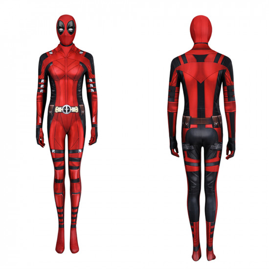 Deadpool 3 Lady Deadpool Cosplay Jumpsuit Deadpool 3 Lady Deadpool Cosplay Jumpsuit