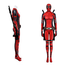 Deadpool 3 Lady Deadpool Deluxe Cosplay Jumpsuit