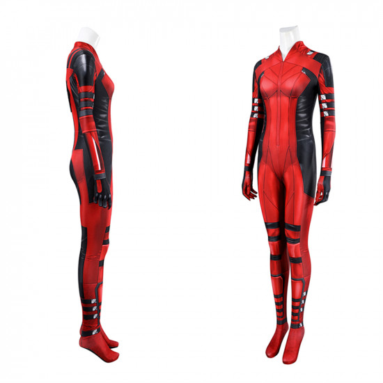 Deadpool 3 Lady Deadpool Deluxe Cosplay Jumpsuit Deadpool 3 Lady Deadpool Deluxe Cosplay Jumpsuit