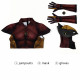 Deadpool 3 Wolverine Cosplay Jumpsuit with Mask Deadpool 3 Wolverine Cosplay Jumpsuit with Mask