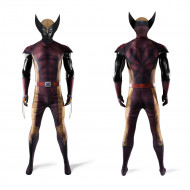 Deadpool 3 Wolverine Cosplay Jumpsuit with Mask Deadpool 3 Wolverine Cosplay Jumpsuit with Mask