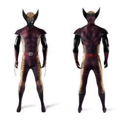 Deadpool 3 Wolverine Cosplay Jumpsuit with Mask