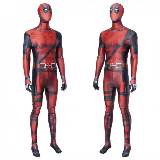 Deadpool Cosplay Lycra Jumpsuit