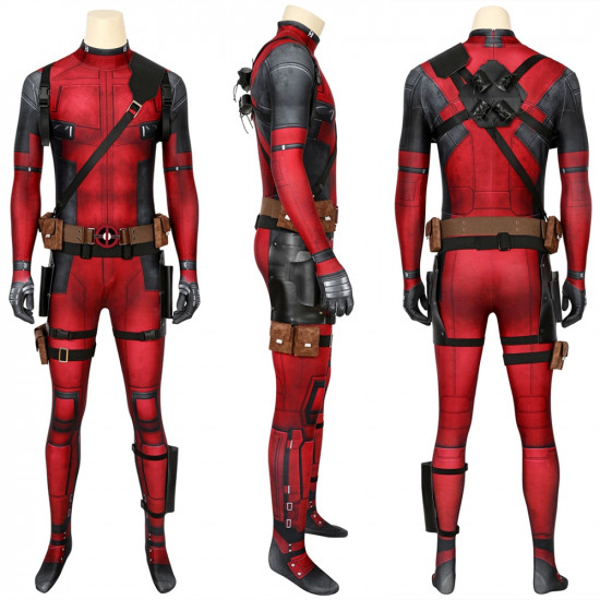 Deadpool Wade Wilson 3D Jumpsuit Full Set