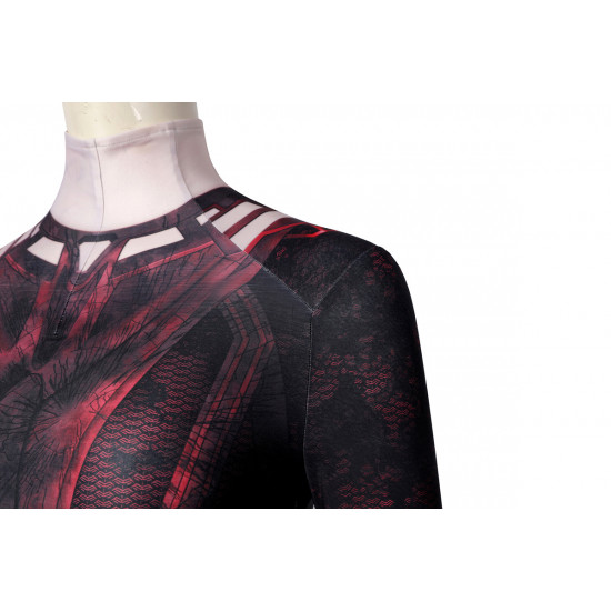Doctor Strange Multiverse of Madness Scarlet Witch Cosplay Jumpsuit Doctor Strange Multiverse of Madness Scarlet Witch Cosplay Jumpsuit