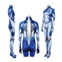 Fantastic Four Invisible Woman Cosplay Jumpsuit