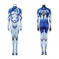 Fantastic Four Invisible Woman Cosplay Jumpsuit