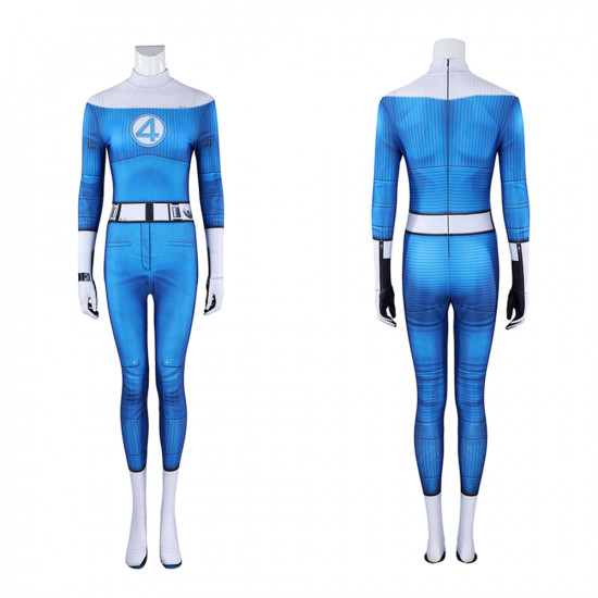 Fantastic Four Invisible Woman Susan Storm Cosplay Jumpsuit Fantastic Four Invisible Woman Susan Storm Cosplay Jumpsuit