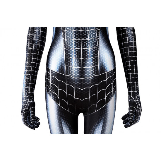 Female Spiderman Black Cat Venom 3D Jumpsuit