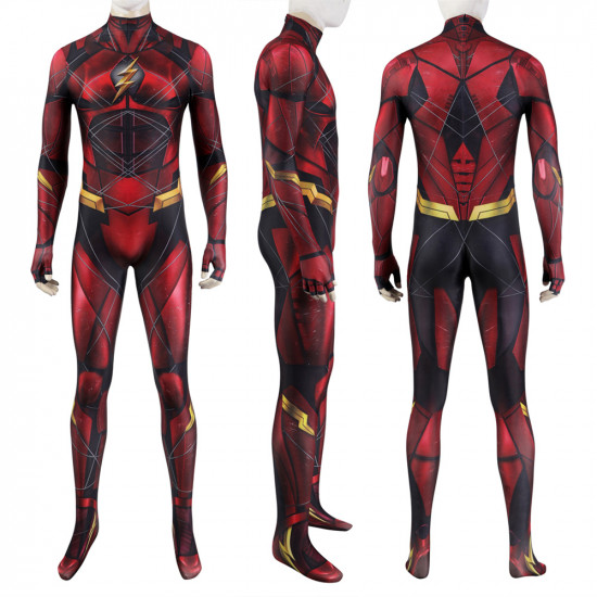 Justice League Barry Allen The Flash Cosplay Jumpsuit Justice League Barry Allen The Flash Cosplay Jumpsuit