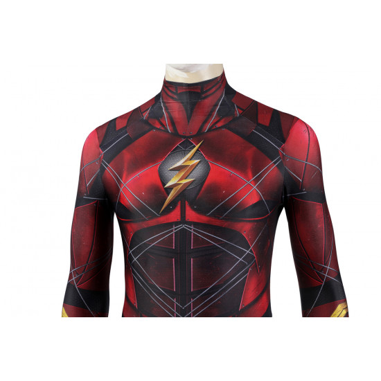Justice League Barry Allen The Flash Cosplay Jumpsuit Justice League Barry Allen The Flash Cosplay Jumpsuit