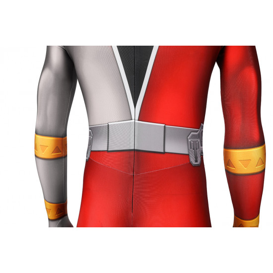 KISHIRYU SENTAI RYUSOULGER Red Solider Cosplay Suit