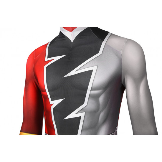 KISHIRYU SENTAI RYUSOULGER Red Solider Cosplay Suit