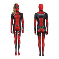 Lady Deadpool Female Deadpool Cosplay Jumpsuit