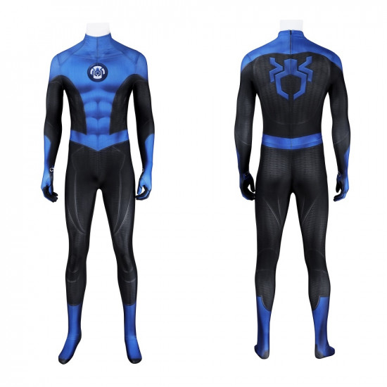 Marvel's Spider-Man 2 New Blue Suit Cosplay Jumpsuit