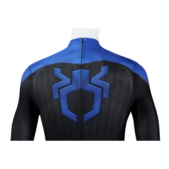 Marvel's Spider-Man 2 New Blue Suit Cosplay Jumpsuit