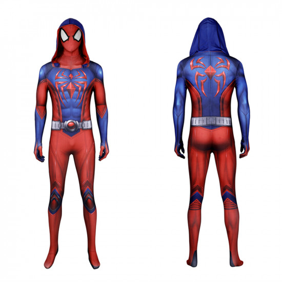 Marvel's Spider-Man 2 Peter Parker Scarlet III Suit Cosplay Jumpsuit Marvel's Spider-Man 2 Peter Parker Scarlet III Suit Cosplay Jumpsuit