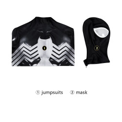 Marvel's Spider-Man 2 Classic Black Suit Cosplay Jumpsuit