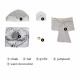 Moon Knight Kids Jumpsuit Fighting Cosplay Suit Moon Knight Kids Jumpsuit Fighting Cosplay Suit