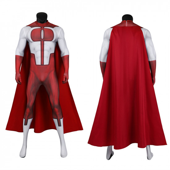 Mortal Kombat 1 Omni-Man Nolan Grayson Jumpsuit with Cape Mortal Kombat 1 Omni-Man Nolan Grayson Jumpsuit with Cape