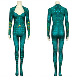 Movie Aquaman Mera 3D Cosplay Jumpsuit