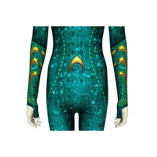 Movie Aquaman Mera 3D Cosplay Jumpsuit