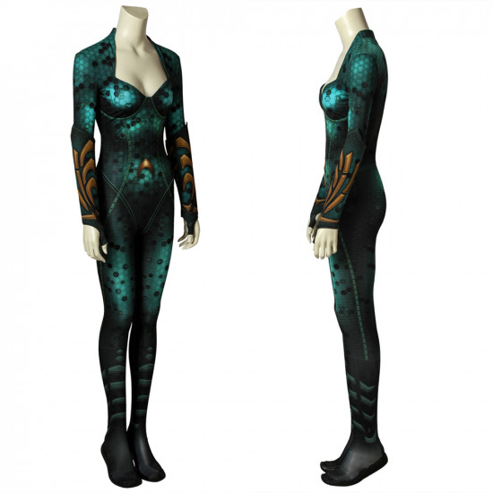 Movie Aquaman Mera 3D Jumpsuit Movie Aquaman Mera 3D Jumpsuit