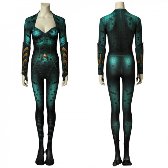 Movie Aquaman Mera 3D Jumpsuit Movie Aquaman Mera 3D Jumpsuit