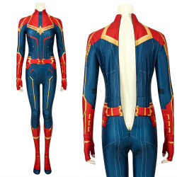 Movie Captain Marvel 3D Cosplay Jumpsuit Movie Captain Marvel 3D Cosplay Jumpsuit
