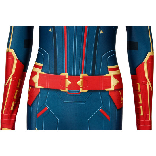 Movie Captain Marvel 3D Cosplay Jumpsuit