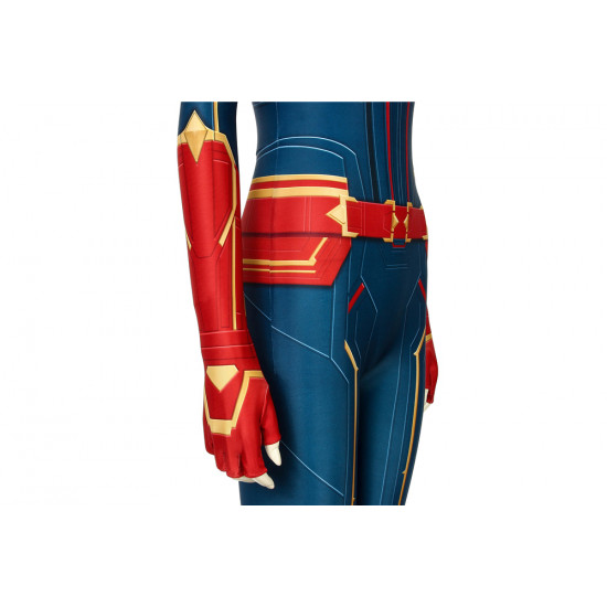 Movie Captain Marvel 3D Cosplay Jumpsuit
