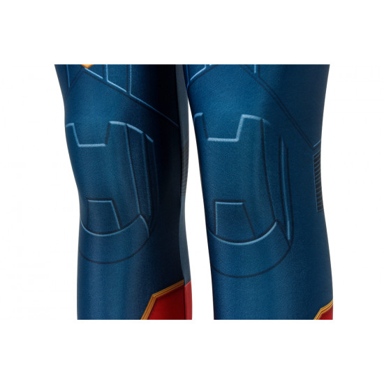 Movie Captain Marvel 3D Cosplay Jumpsuit