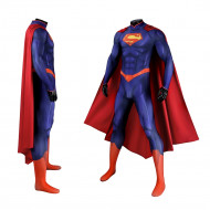 New 52 Superman Cospay Jumpsuit with Cloak