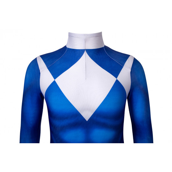 Power Rangers Billy Blue Ranger Kids 3D Jumpsuit