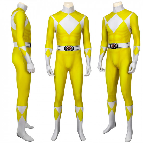 Power Rangers Boy Tiger Ranger Male 3D Jumpsuit